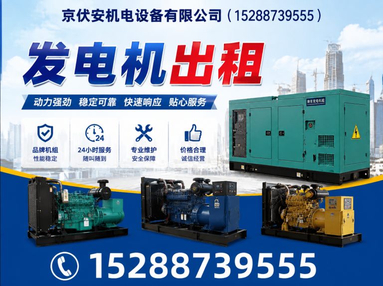 海南发电车租赁展示图