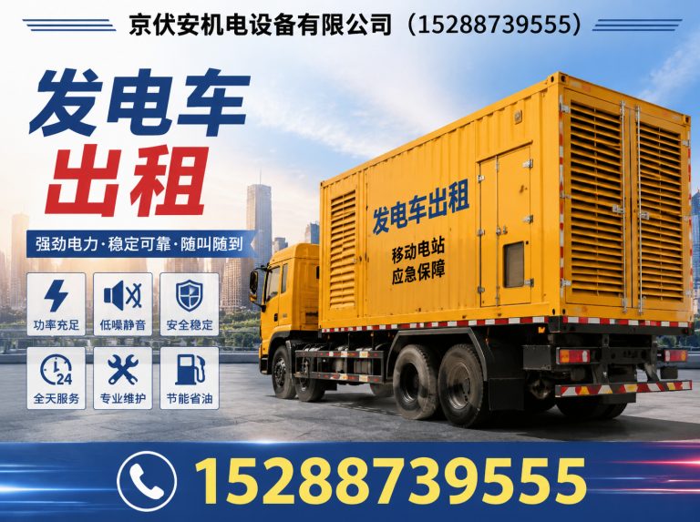 海南静音发电车租赁展示图